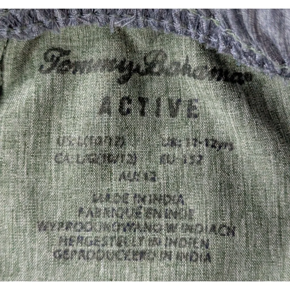 Tommy Bahama Boys Hybrid‎ Board Shorts Size L 14/16 Green Heather CP07592